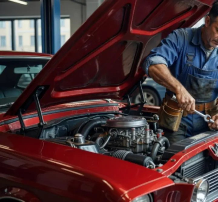 Részletes autójavítási jelenet a Fix My Car: Premium játékból