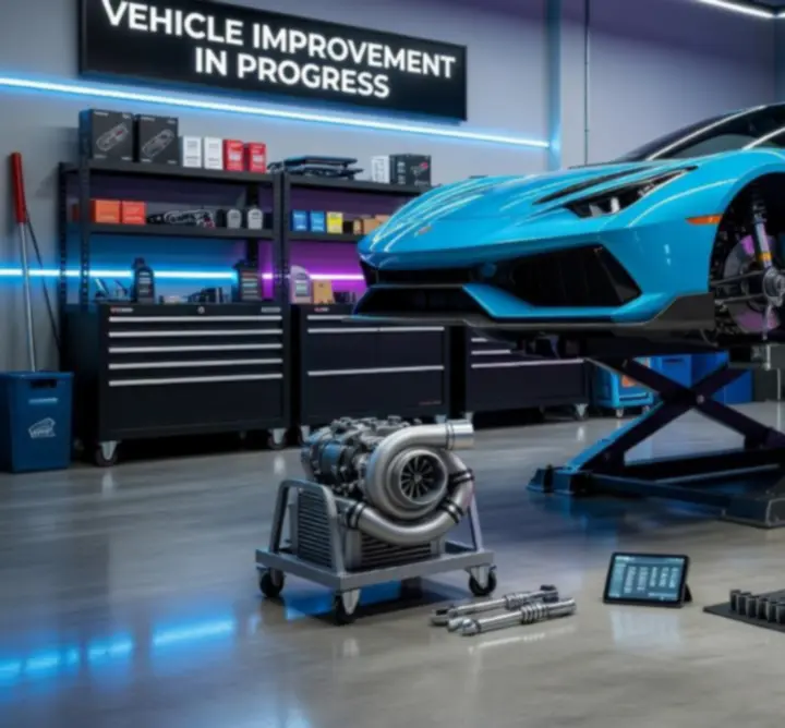 Modern tuningműhely a Fix My Car: Premium játékban